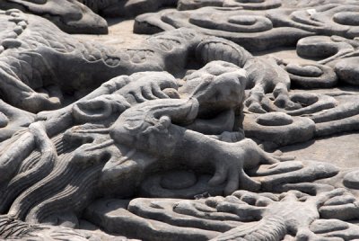 dragon carved