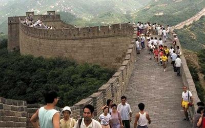 walking the great wall of china